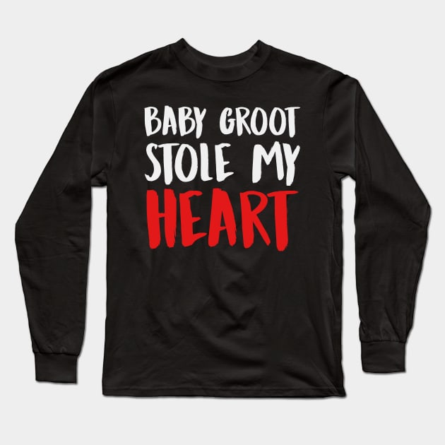 STOLE MY HEART (White) Long Sleeve T-Shirt by enduratrum